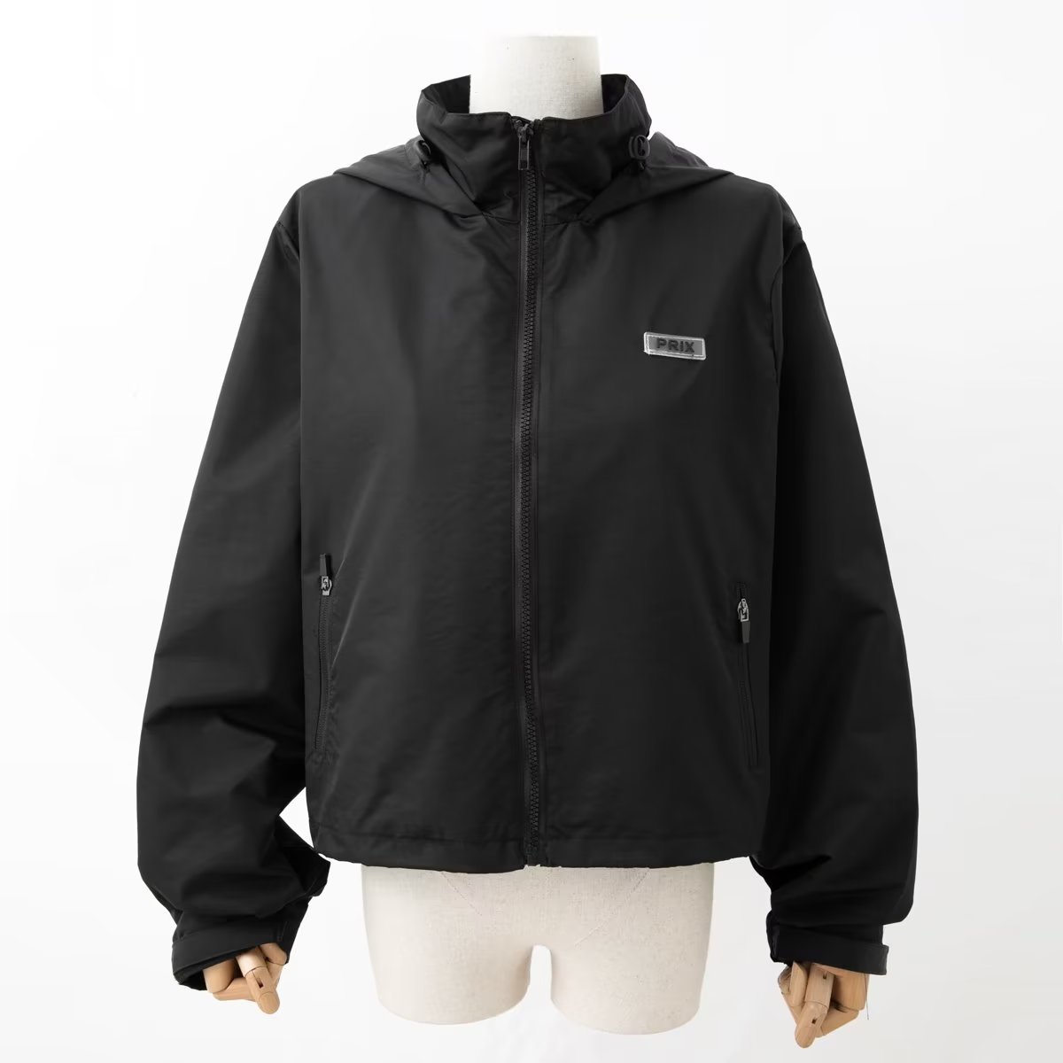 Products Fashionable Profile Slimming Hooded Turtleneck Short Coat Women