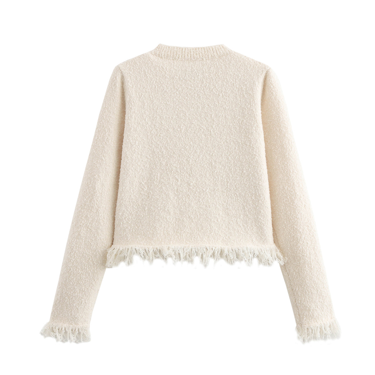 Women Clothing Autumn Classic Bowknot Decoration Knitted Coat Skirt Outfit