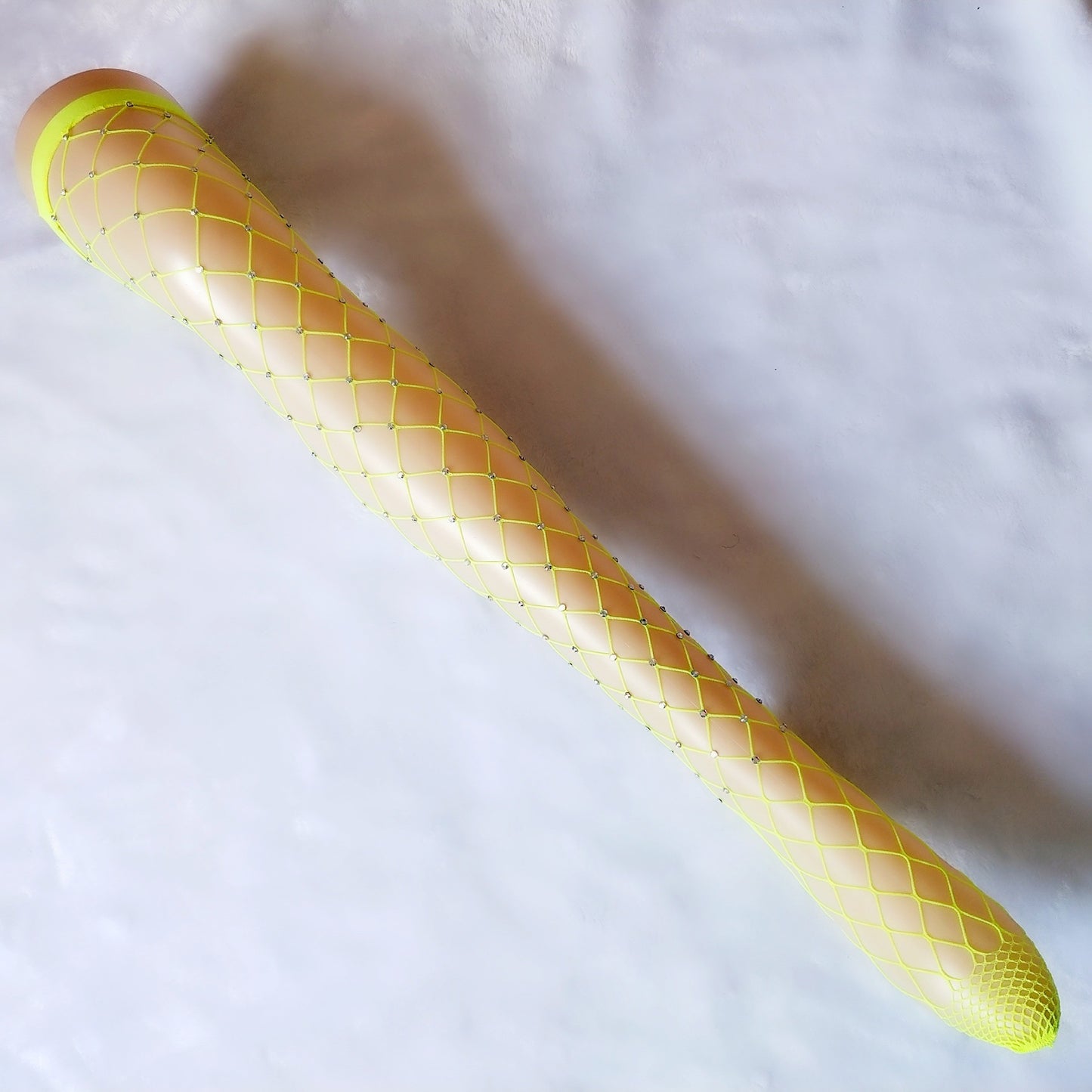 Nouveau forage gros bas en maille Sexy long tube bas résille bas en maille bas couleur sur le genou évider chaussettes découpées
