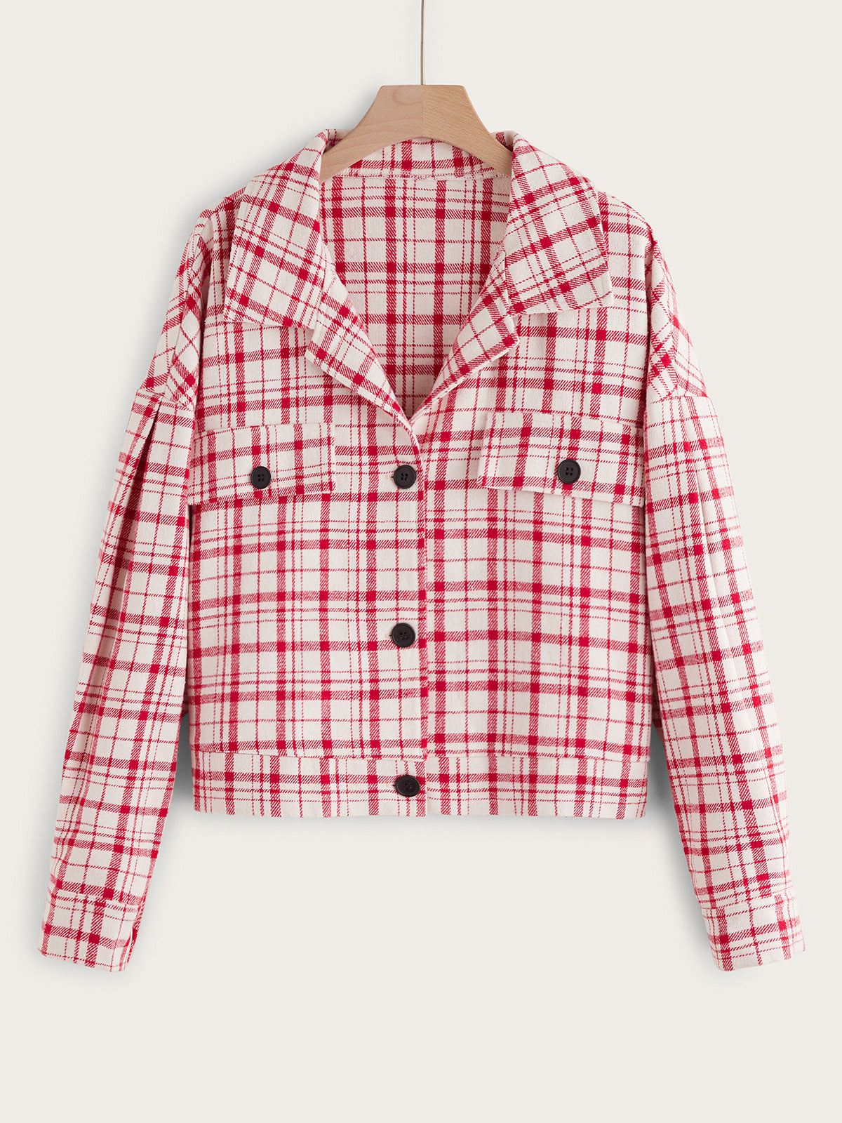 Plus Size Autumn Winter Street Single-Breasted Long Sleeve Blazer Collar Women Coat
