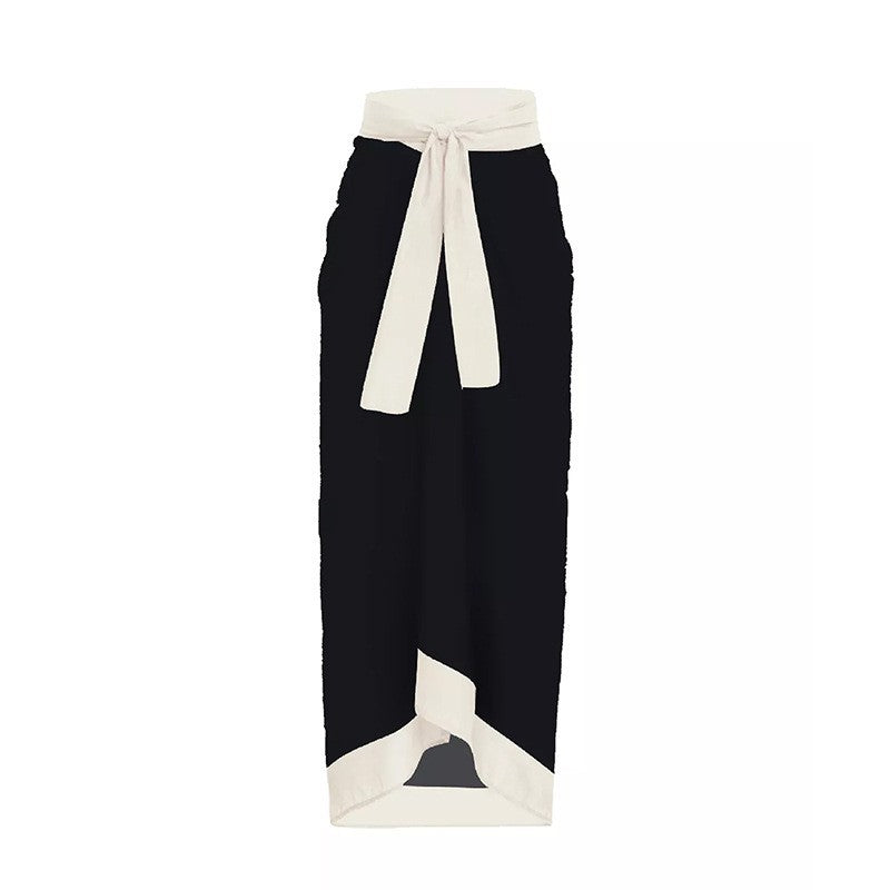 Covering Belly Thin Backless Sexy Skirt Swimsuit Women Chiffon Beach