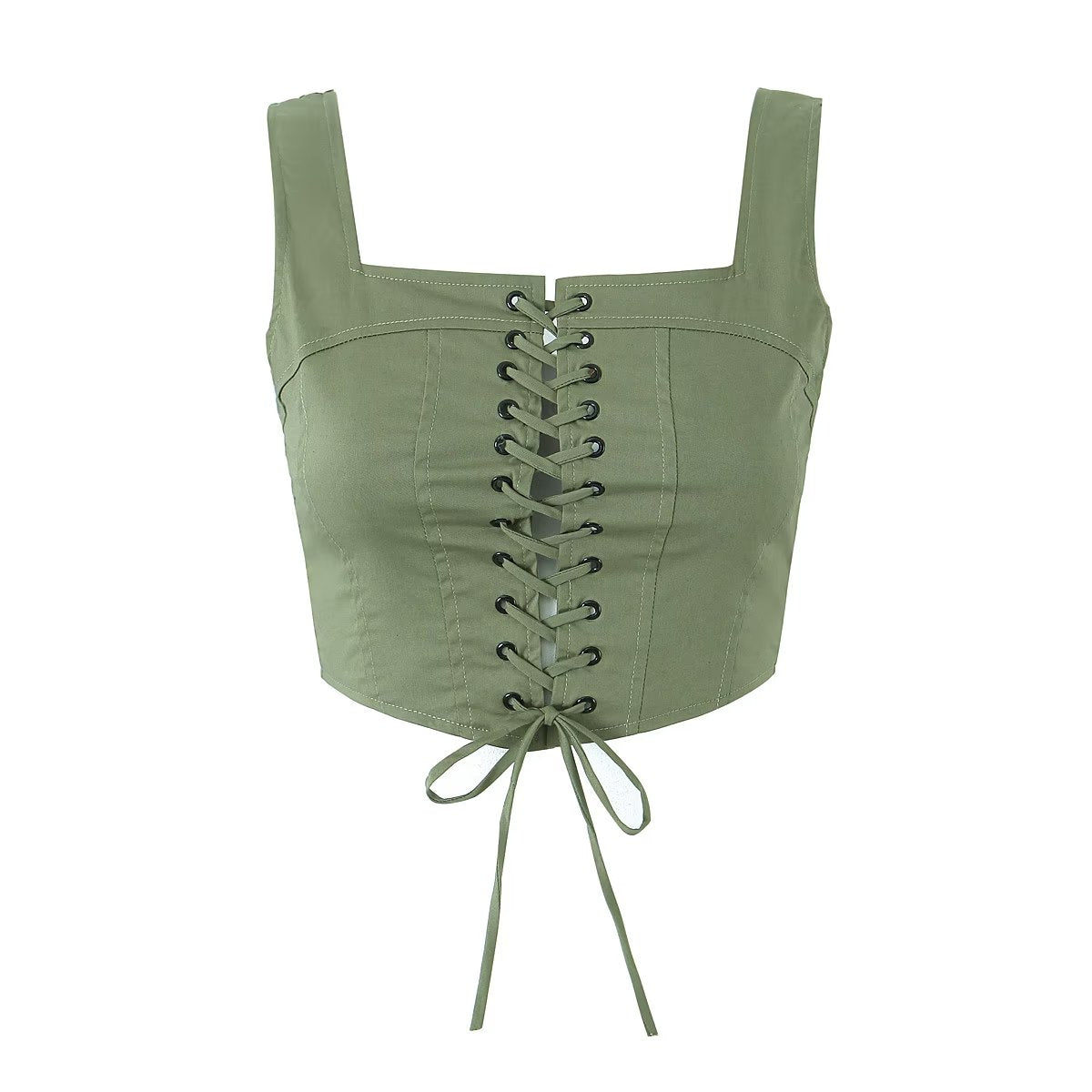 Top con imbracatura primavera estate da donna sexy con spalle scoperte