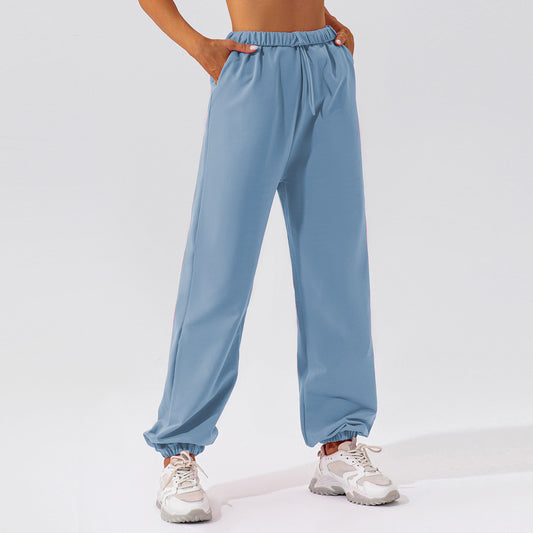 Spring Summer Girdle Loose Track Sweatpants Women Outdoor Dance Casual Trousers Office All Matching Straight Sweatpants Women