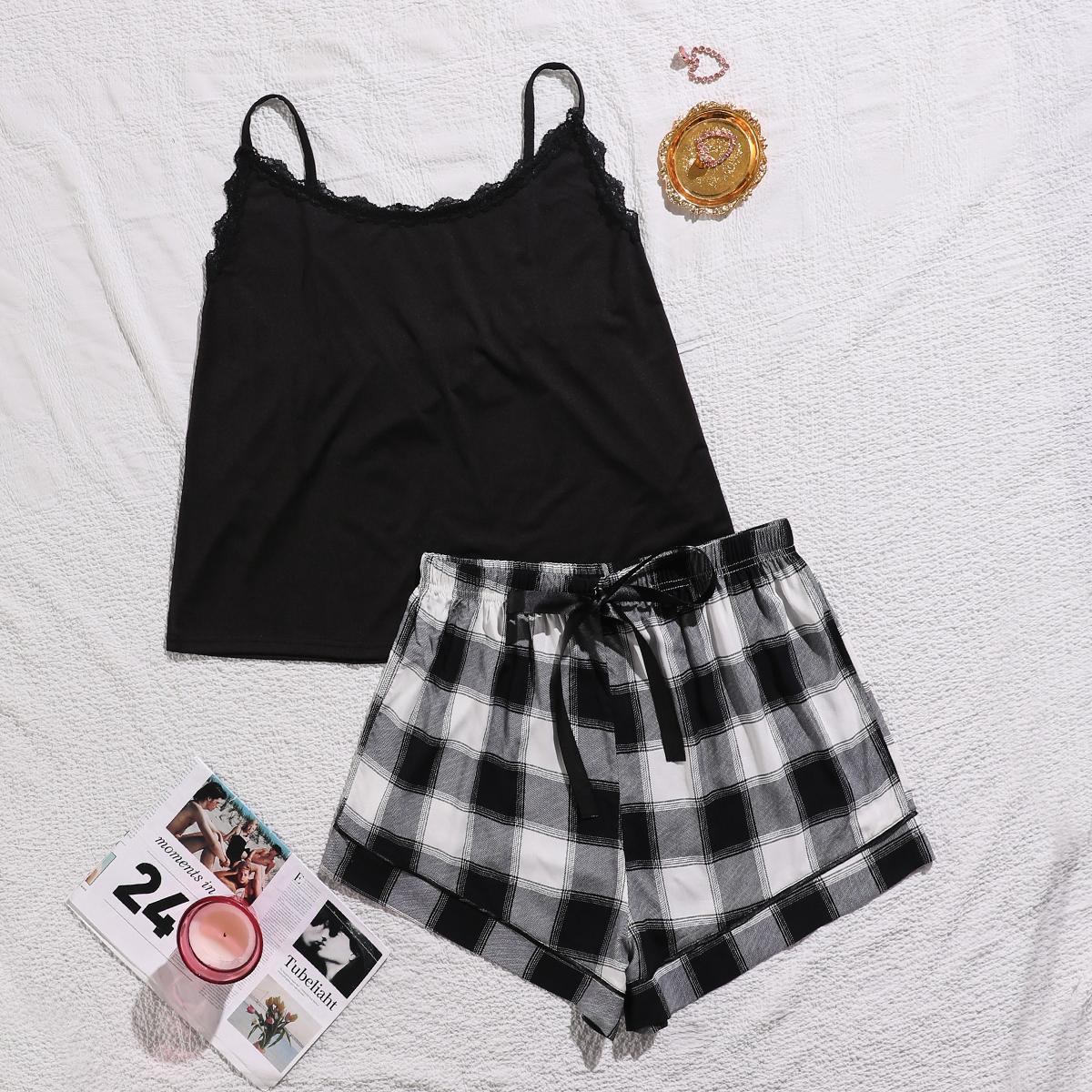 Plus Size Pajamas Women Spring Summer Sling Backless Leopard Print Homewear Suit