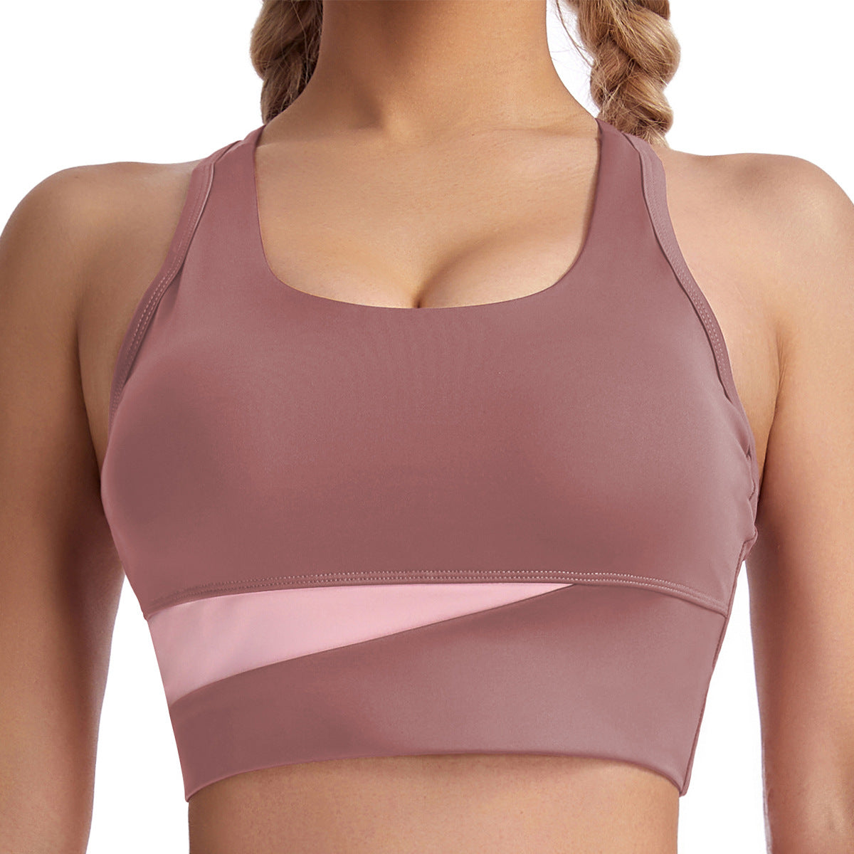 Sports Underwear Shockproof Push up Wireless Workout Bra Training Running Yoga Clothes Top