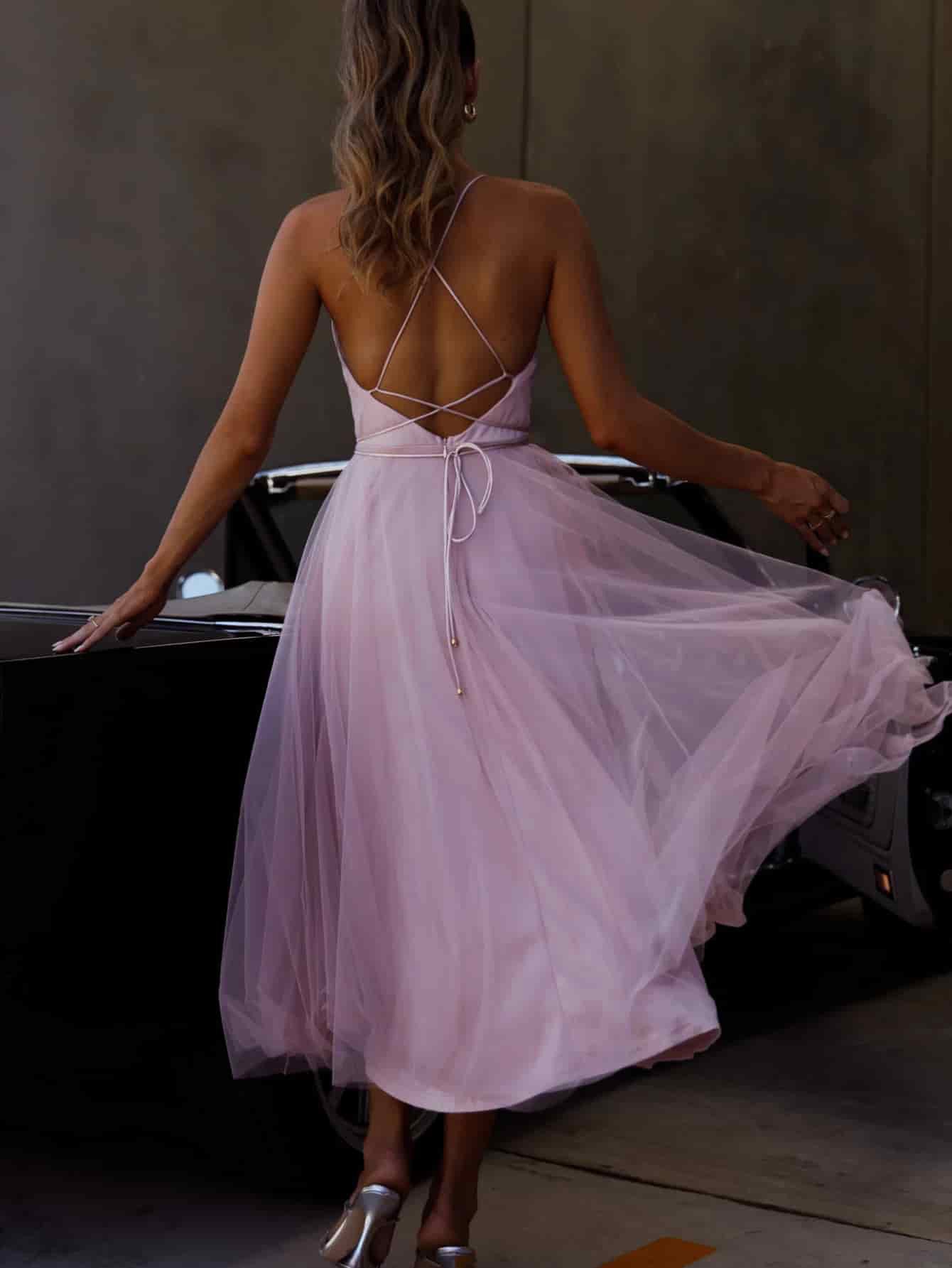 Summer Women Clothing Sexy Sleeveless Camisole Gown Slim Dress