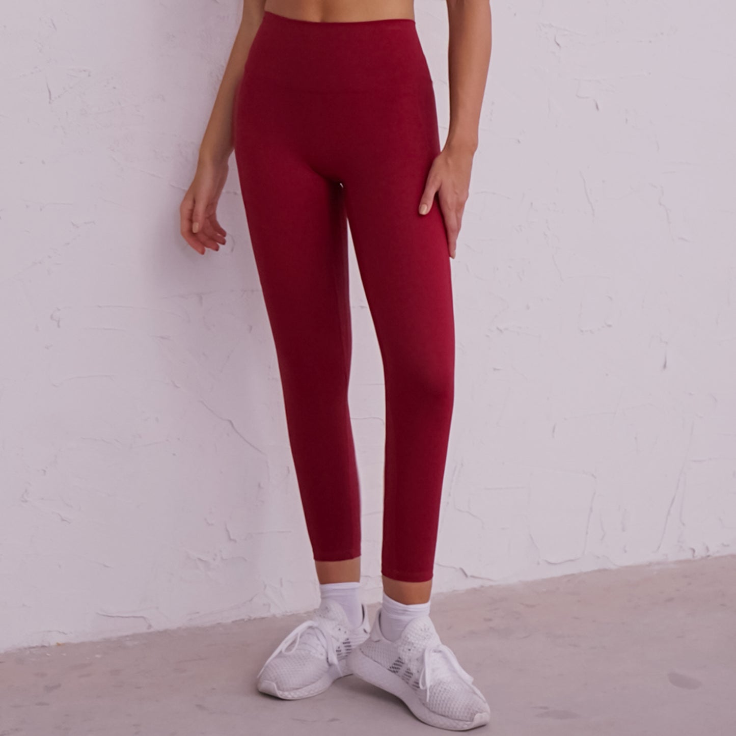 Yoga Clothes Solid Color High Strength Nude Feel Fitness Clothes Women Gather Shockproof Beauty Back Exercise Bra