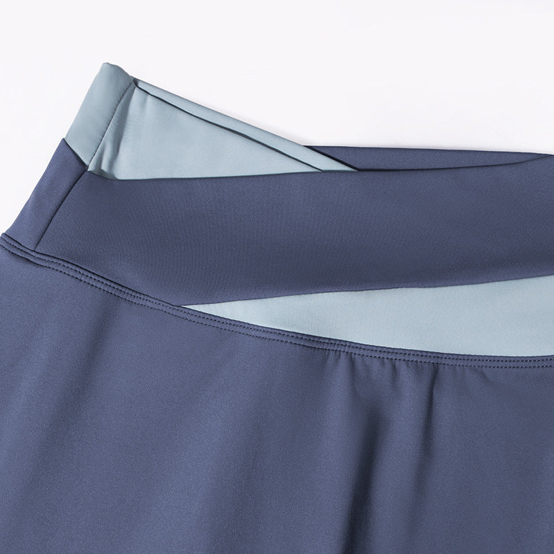 Criss Cross taille pas d'embarras vêtements d'entraînement femmes été taille haute hanche augmenter maigre sport Yoga pantalon vêtements d'extérieur