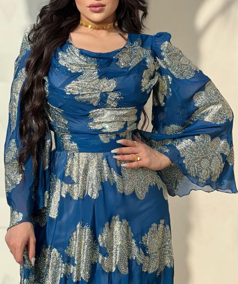 Robe de bal en mousseline de soie d'impression de bronze sexy de femmes de printemps d'été