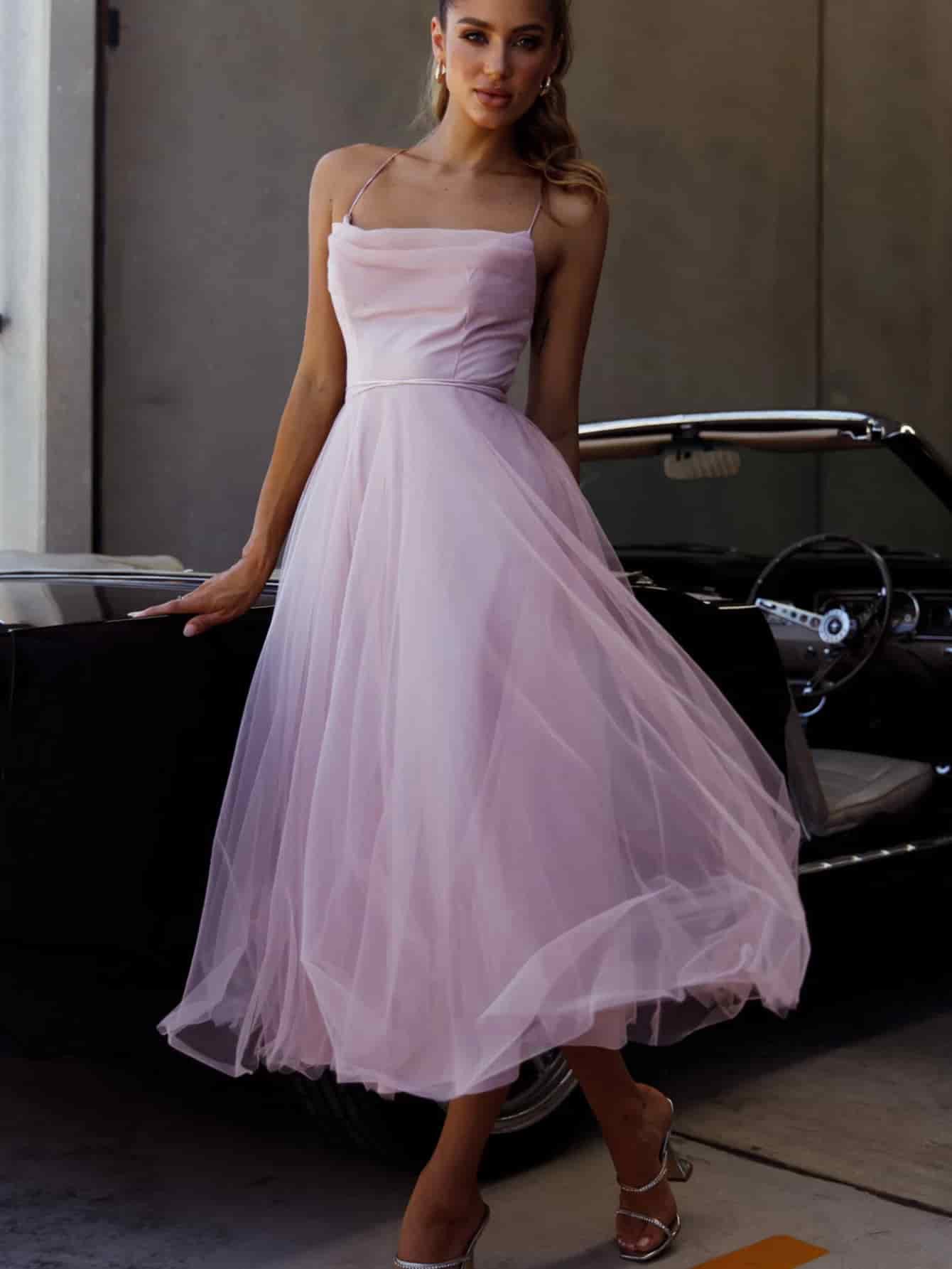Summer Women Clothing Sexy Sleeveless Camisole Gown Slim Dress