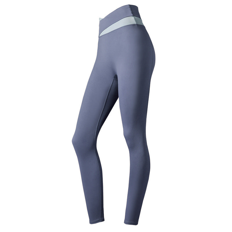 Criss Cross taille pas d'embarras vêtements d'entraînement femmes été taille haute hanche augmenter maigre sport Yoga pantalon vêtements d'extérieur