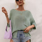 Spring Summer Women Clothing Knitted Loose Solid Color Pullover Women Needle