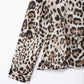 Leopard Print Shirt Straight Leg Pants