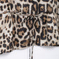 Leopard Print Shirt Straight Leg Pants