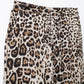 Leopard Print Shirt Straight Leg Pants