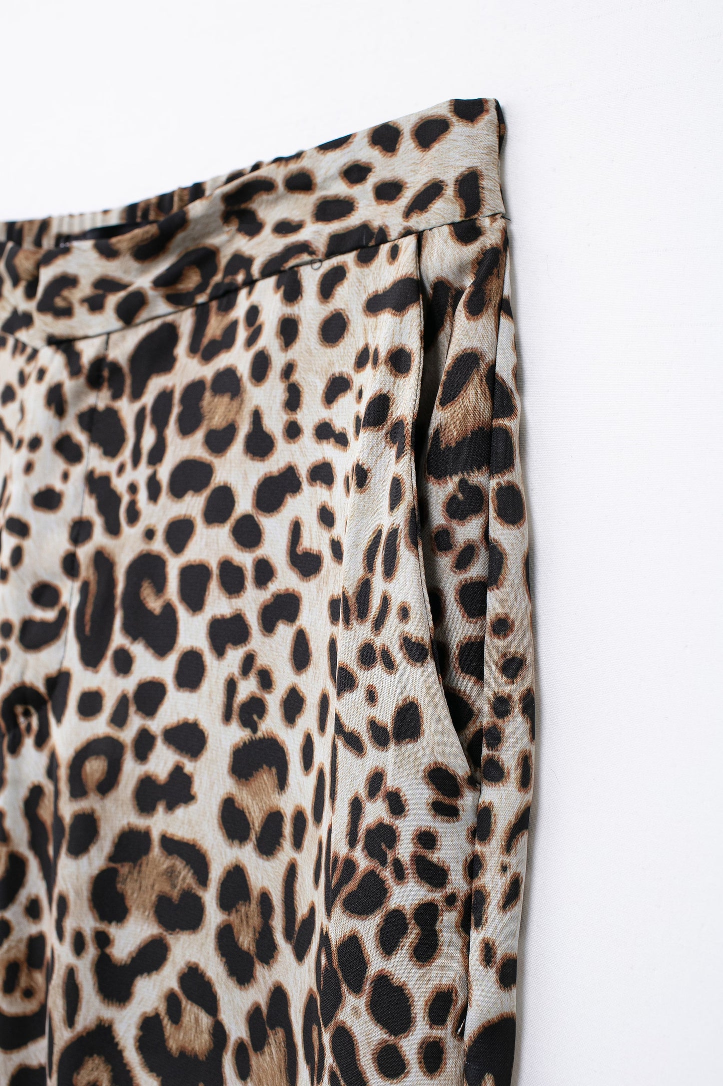 Leopard Print Shirt Straight Leg Pants