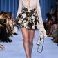 Star Tulip Waistline Rose Metal Buckle Printed Short Skirt Skirt