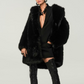 Winter Women Artificial Fur Effect Coat Coat for Women