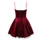 Fall Velvet Three Layer Three Dimensional Steel Ring Lace Stitching Dress Women Clothing