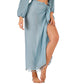 Tassel Beach Towel Sun-Protective Clothing Shawl  Seaside Holiday Apron Skirt