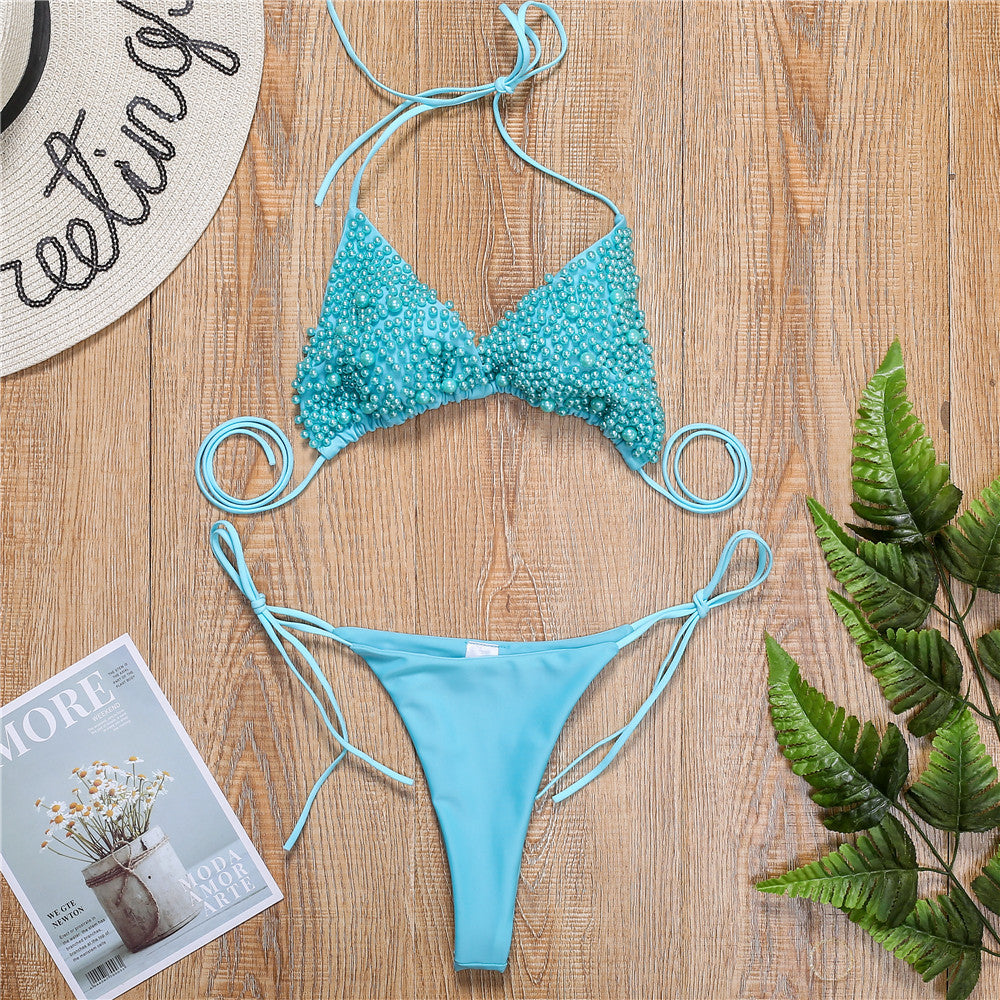 Perle Bikini Sexy String Maillot de Bain