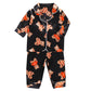 LJW Children's pajamas set Baby suit Kids Clothes Toddler Boys Girls Ice silk satin Tops Pants Set home Wear Kids pajamas