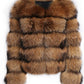 Fur Coat Imitation Raccoon Fur Fur Stitching Women Fur Coat