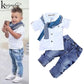 Toddler Boy Clothes Summer Children Clothing Boys Sets Costume For Kids Clothes Sets T-shirt+Jeans Sport Suits 2 3 4 5 6 7 Years