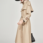 Women Clothing Double-Breasted Extended Trench Coat Women Coat Chameleon Trench Coat Women Coat