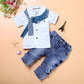 Toddler Boy Clothes Summer Children Clothing Boys Sets Costume For Kids Clothes Sets T-shirt+Jeans Sport Suits 2 3 4 5 6 7 Years