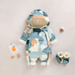 Baby Winter Clothes Newborn One-Piece Clothes Autumn And Winter Plush Thickened Outerwear Hugging Suit