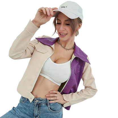 Coat Women Personalized Design Trendy Top Sweet Cool Sexy Street Long Sleeved Jacket