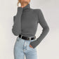 Lengthened Turtleneck Sweater Autumn Winter Knitting Bottoming Shirt Slim Fit Version Turtleneck Pullover