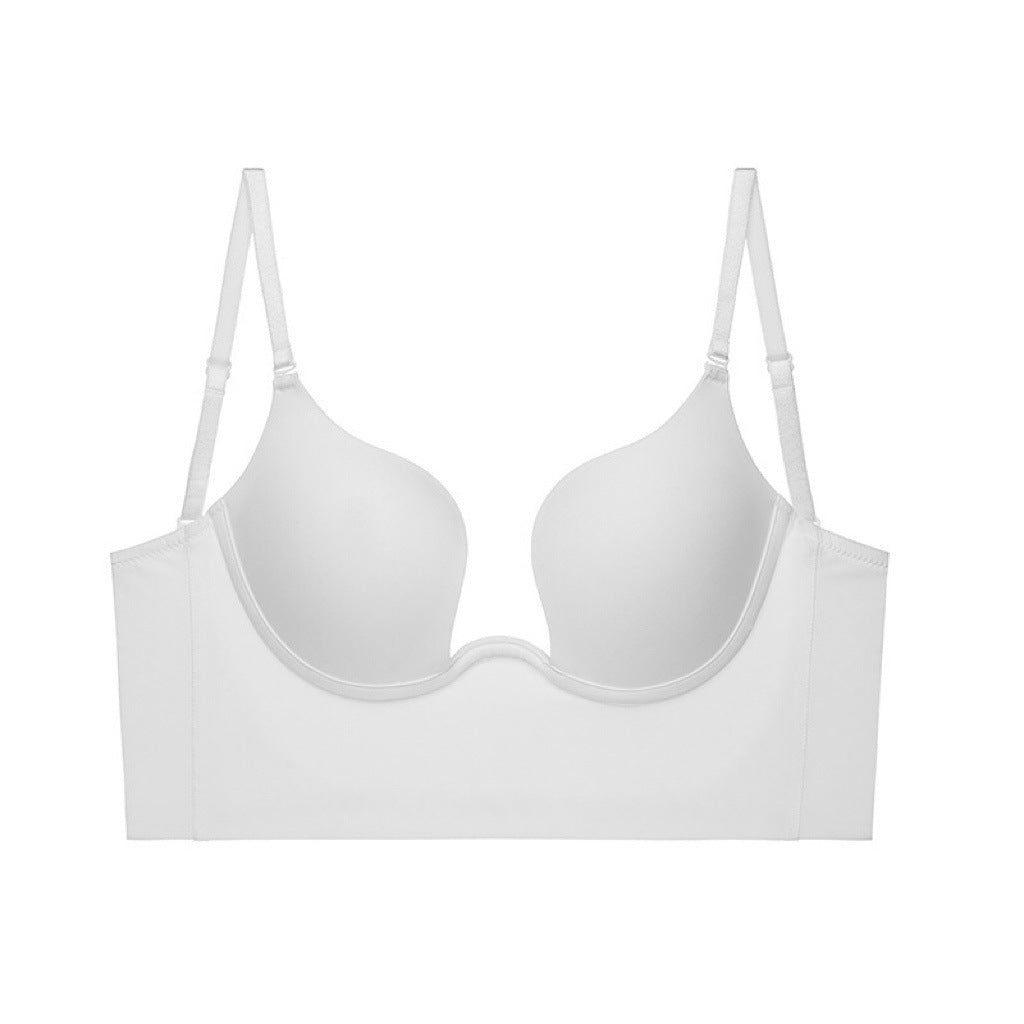 Intimo estivo da donna petto piccolo push up a forma di U bellezza posteriore usura multipla seno grande con reggiseno sexy