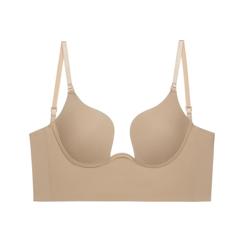 Intimo estivo da donna petto piccolo push up a forma di U bellezza posteriore usura multipla seno grande con reggiseno sexy