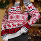 Little Snowflake Christmas Sweater Autumn Winter Casual Couple Wear Christmas round Neck Sweater