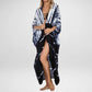 Black And White Tie-dye Cardigan Beach Skirt