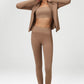 Yoga Suit Femmes Nude Yoga Suit Trois Pièces Sports Fitness