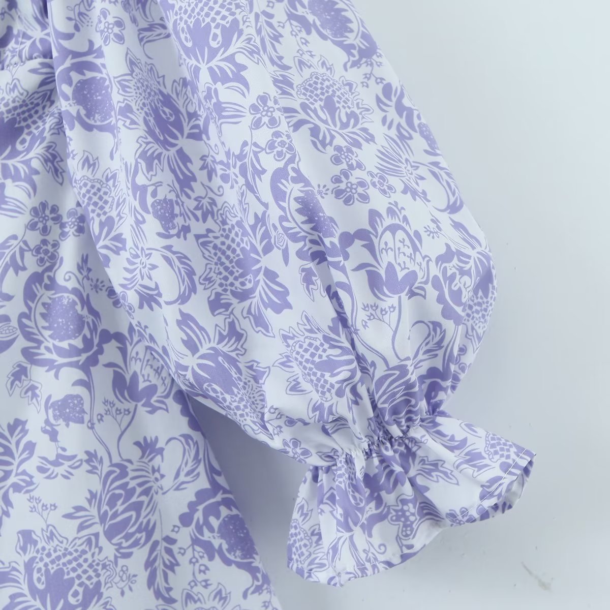 Grande robe évasée Robe printanière à taille florale