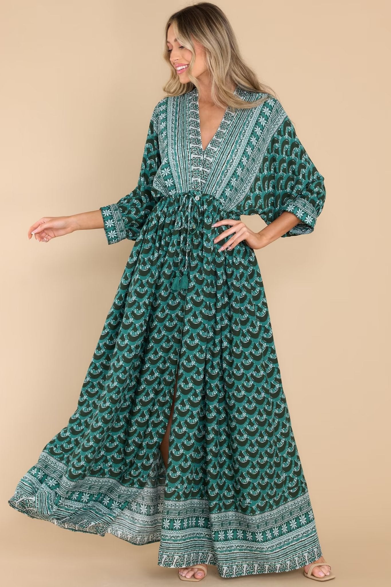 Abbigliamento donna primavera Elegante abito stampato