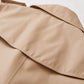 Element Trench Coat da donna di media lunghezza Fried Street Piccolo cappotto britannico da donna