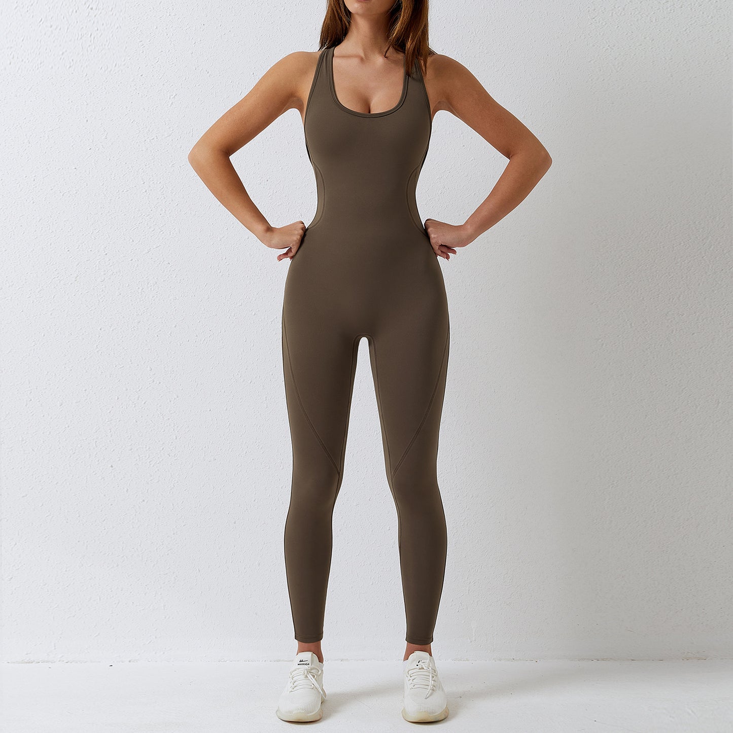 Tight One Piece Aerial Beauty Back Clothes Women High Elastic One Piece  Jumpsuit Women