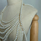 Multi Layer Pearl Suspender Vest Halter Handmade Dress Small Top Elegant Chanel Tube Top