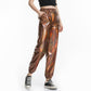 Casual Sports Street Hip Hop Party Pantaloni colorati lucidi Pantaloni da donna larghi con laser ologramma