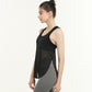 Gilet sportivo Abbigliamento esterno da donna Abiti da fitness lunghi da corsa T-shirt ad asciugatura rapida senza maniche Top da yoga allentato