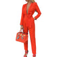 Sexy Solid Color Lace-up Deep V Plunge Plunge Casual Jumpsuit