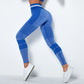High Waist Hip Lift Stretch Tight Bodybuilding Bottoming Peach Sports Pants Seamless Yoga Pants