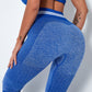 High Waist Hip Lift Stretch Tight Bodybuilding Bottoming Peach Sports Pants Seamless Yoga Pants