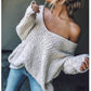 Women Pullover Hoodie Coat Knitted Sweater