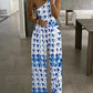 Same as Web Celebrities Concise Sexy One Shoulder Asymmetric Comfortable Jumpsuit